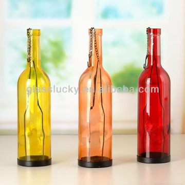 Glass bottle for cutting for tealight candle,ziboGlass bottle,tealightcandle