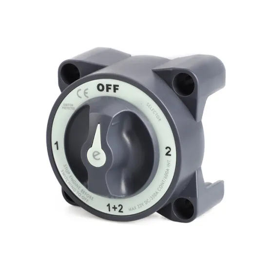 4 Position Battery Switch Selector for RVs, Vehicles, Trucks, Trailers, and Boats