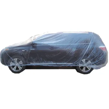 Transparent Disposable Nylon PE Plastic Car Cover