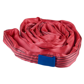 5 Ton Polyester Sling Eye and Eye Webbing Round Sling Belt
