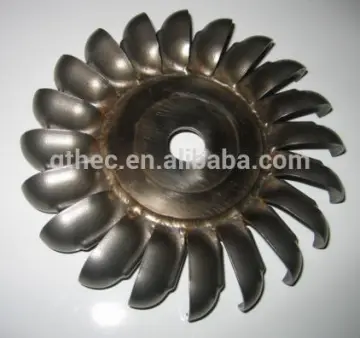 Turgo hydropower turbine runner