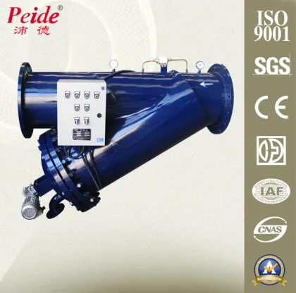 Automatic sucking backwash filter