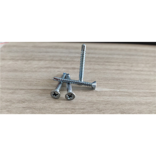 Flat Head Self Drilling Screws CFS Building Material Countersunk Head Self Drilling Screw Supplier