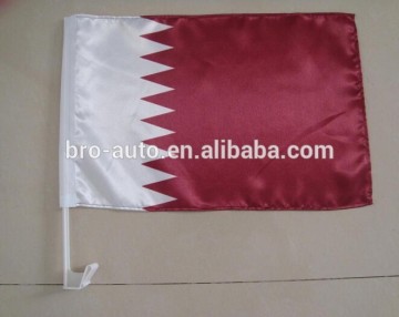 Hot sell cheap polyester side window car flag pole