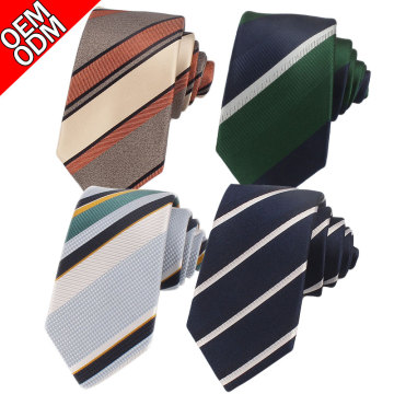 2024 New Arrival 100% Silk Stripe Pattern Neckties for Wholesale