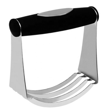 JHY Factory: Manufacturing High-Quality Plastic Handle Stainless Steel Kitchen Tools for Baking and Dough Blending