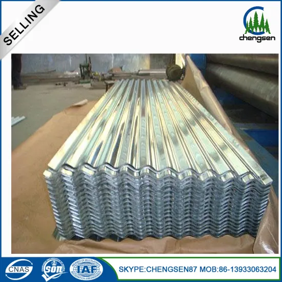 Hot dipped Galvanized z60 steel corrugated roofing sheet