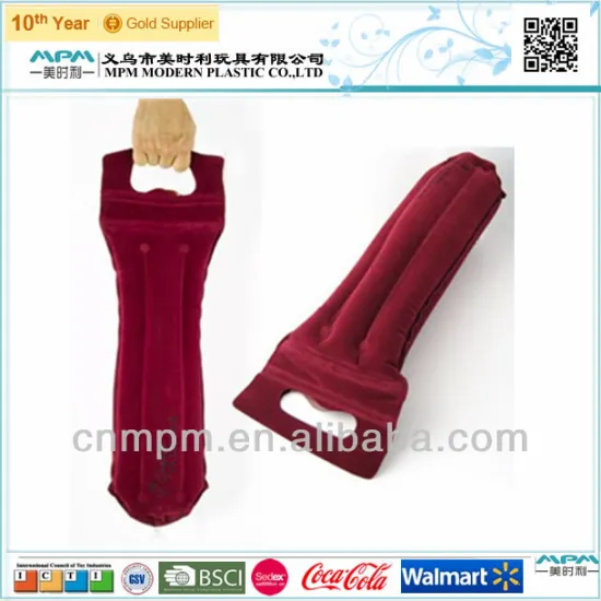 Inflatable Flocked Wine Bottle Cover