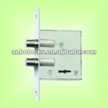 2 brass lever keys with 4 combinations lock body