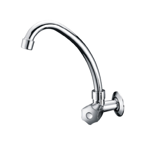 Durable silver water mixer kitchen sink faucet tap