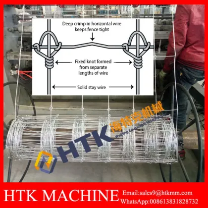 HTK Brand Fixed Knot Sheep Fence Panel Machine