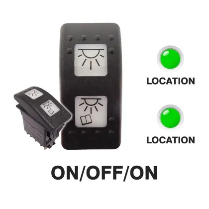 Marine Carling Switch Boat 12V LED Rocker Switch Panel