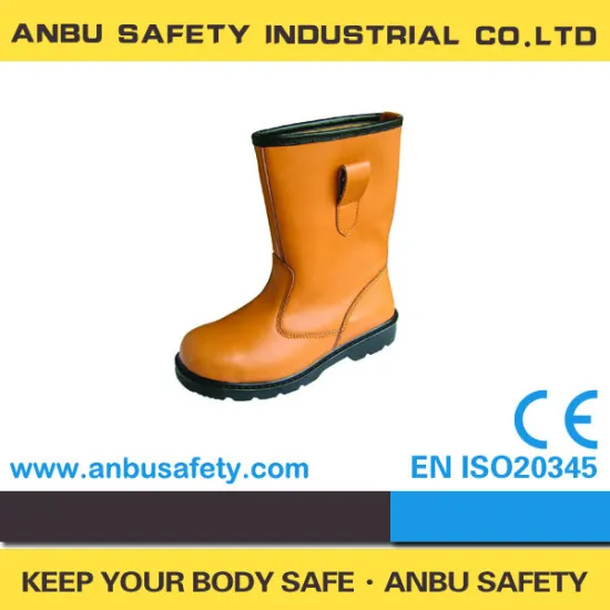 full leather cold resistant steel toe cap rigger boots,mining boots
