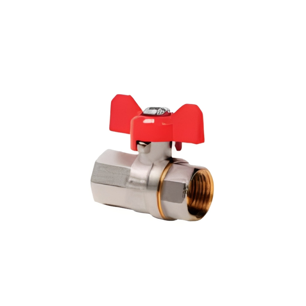 Efficient Brass Ball Valve with Butterfly Handle Design2