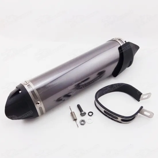 Silence Exhaust Muffler With Removable Silencer For Pit Dirt Bike ATV