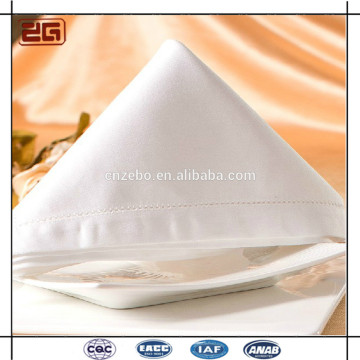 Wholesale High Quality Cotton White Sanitary Wedding Table Napkin Cloth