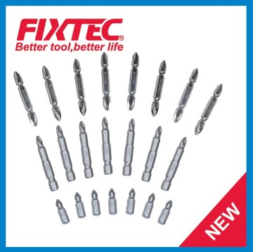 Fixtec S2 Industria Steel, Nickel Plated, with Magnetic pH2 Screwdriver Bits 25mm