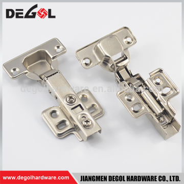 Top quality iron fix on hydraulic full overlay furniture european corner cabinet hinges