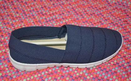 men' casual knitted canvas shoes