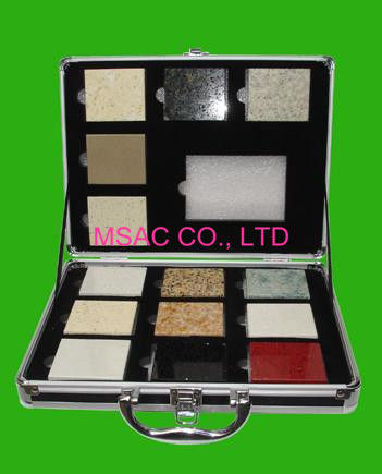 Padded Aluminum Display Case / Display Stone Case , Aluminum Carrying Case