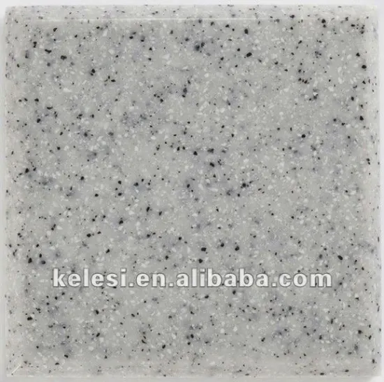 Grey white decorative stone / Solid surface