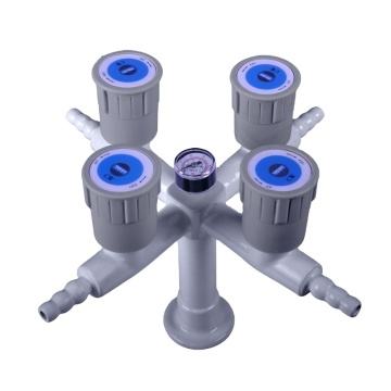 Deck-Mounted Laboratory Faucet with Integrated Pressure Gauge: Enhancing Precision and Efficiency in Lab Settings