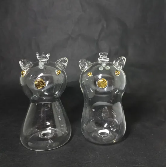 custom creative mini glass shakers