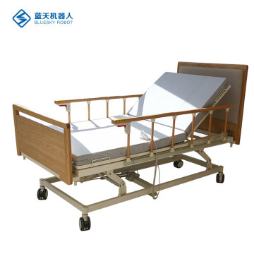 Cama de enfermagem elétrica resistente com 2 funções