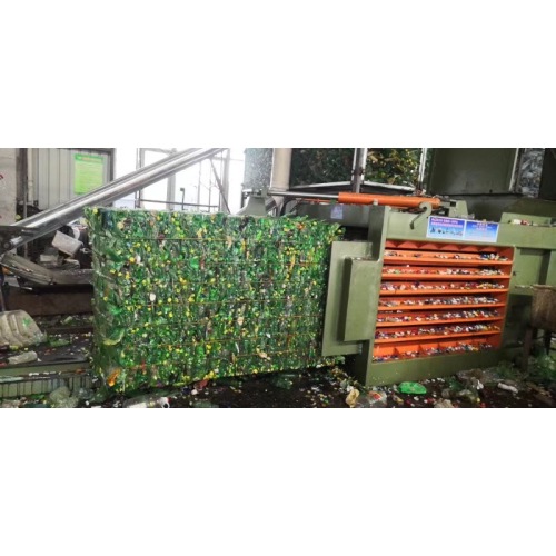 Horizontal Semi-automatic Plastic Film Cardboard Paper Baler