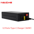 12 Porto Travel Desktop USB Rapid Charger