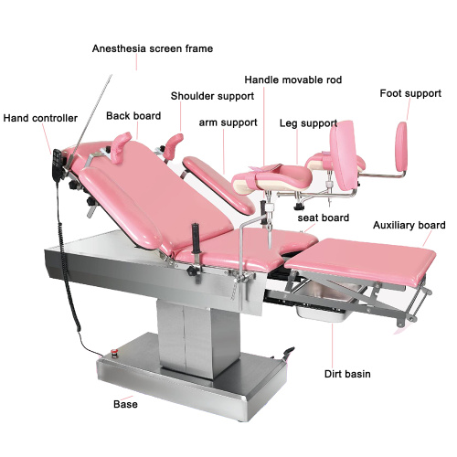Electric Obstetric Delivery Examination Labour Delivery Bed
