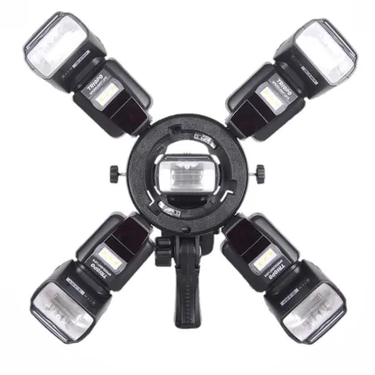 Triopo Photography Photo Speedlight Bracket with Bowens Mount for AD200 Flash Adapter Support