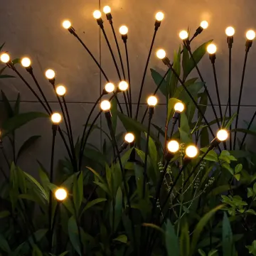 DGLUX Solar-Powered LED Outdoor Garden Lights
