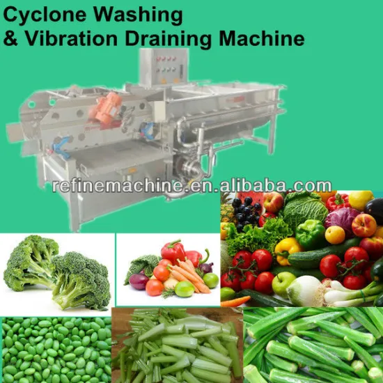 vegetable washing machine and draining machine/Salad/IQF