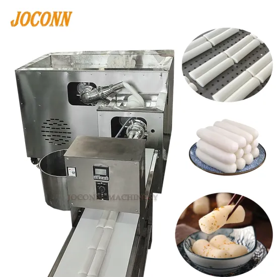 Automatic Rice Cake Making and Cutting Machine for Topokki/Tteokbokki