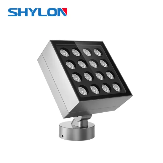 Zoomneo Changeable Beam Angle and CCT Square 100W RGB RGBW Flood Light