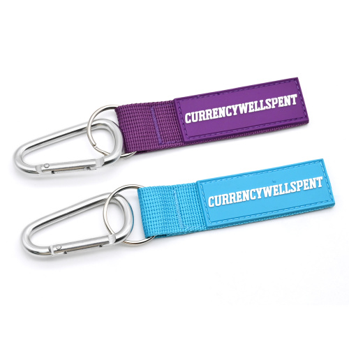 PVC Patch Custom Short Lanyard Wrist Strap Keychain