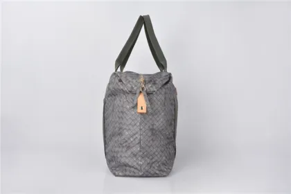 Nylon and Saffiano Leather Rains Duffle Multi-purpose Bag