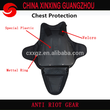 Black Plastic protection anti-riot armor Anti-riot suit