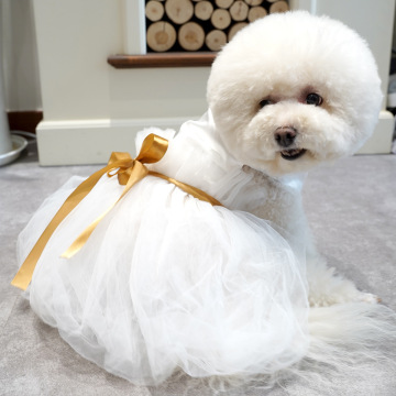 Vestido de noiva para cães de cães de vendas a quente Canoidea