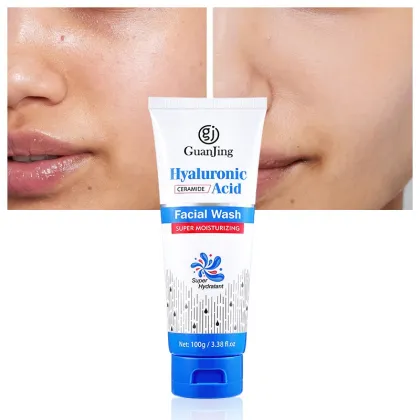 Guanjing Deep Cleansing Hyaluronic Acid Facial Cleanser for Men and Women