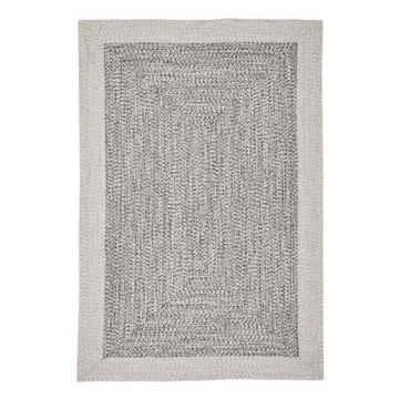 Grey pattern PP woven indoor outdoor rug carpet
