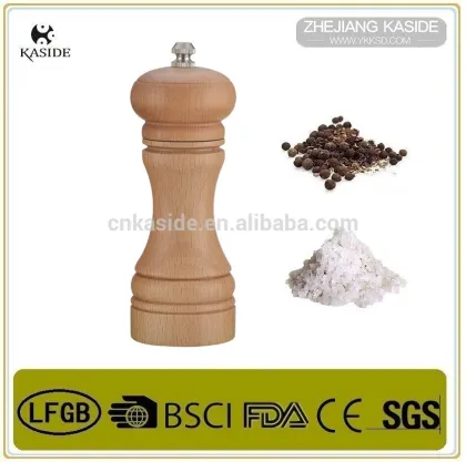 Beech wood salt and pepper mill/wood pepper mill/spice grinder