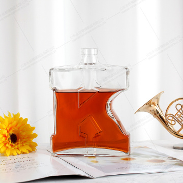 Personalized royal glass bordeaux bottle wholesale