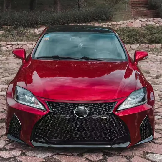 2021 Front Face Upgrade Kit for Lexus IS 2006-2012: PP Bumpers and ABS Grilles