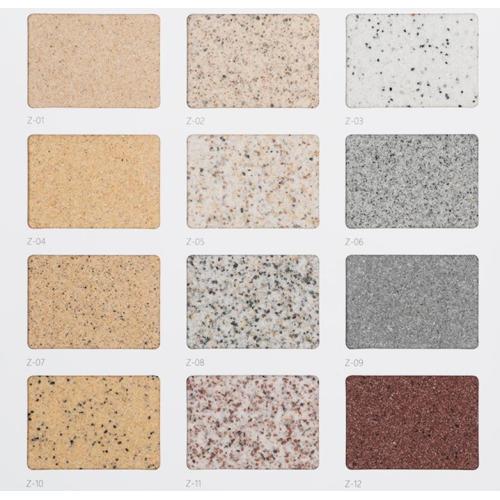 Natural Stone Texture Color Flakes Paint Cold Formed Steel Building Material Natural Stone Paint Supplier