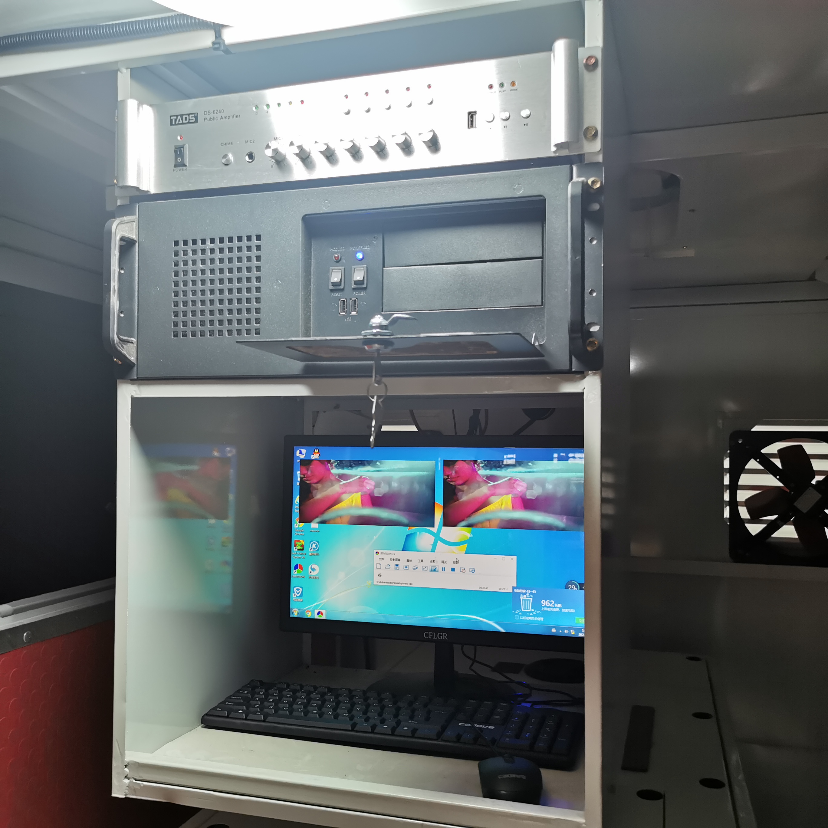 ISUZU Outdoor Full Color Advertising LED Mobile Truck