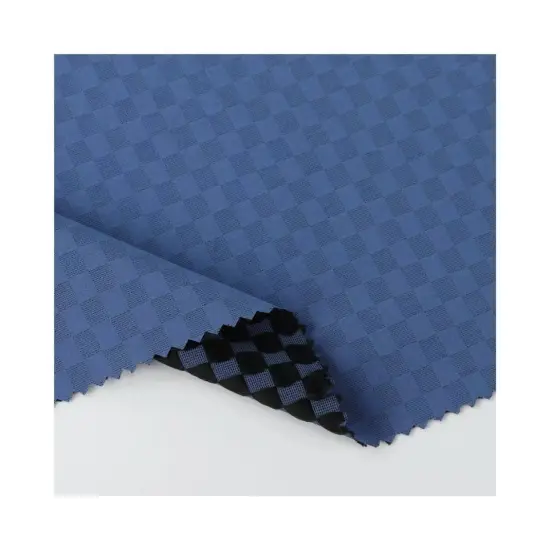 Waterproof Hiking Polyester Recycled Fabric Trousers with Large Checkerboard Pattern