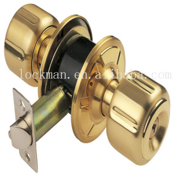 High Quality Knob Lock in Brass-Plated, Door Lock