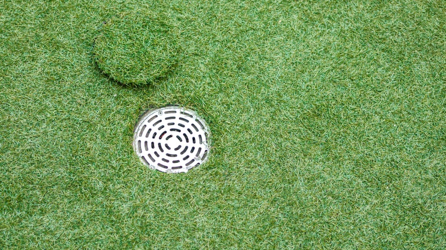 acqua di scarico dell'erba artificiale artificial grass drain water